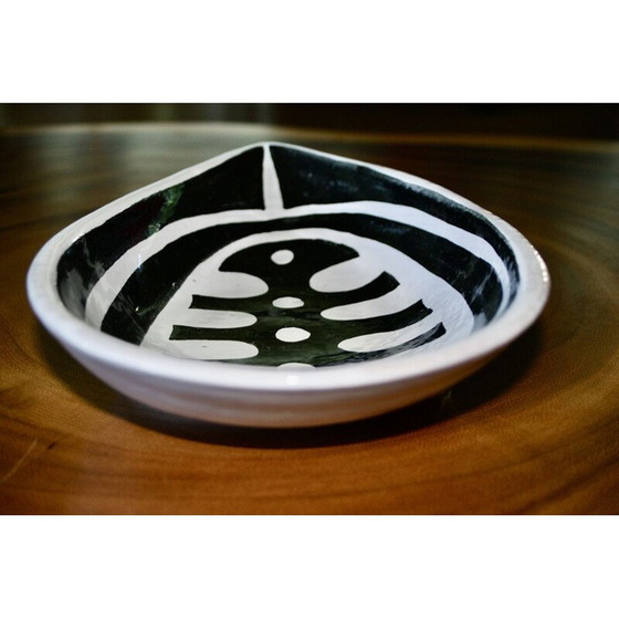 Image 1 of Scatola tascabile in ceramica vintage di R Freymond, Svizzera 1950