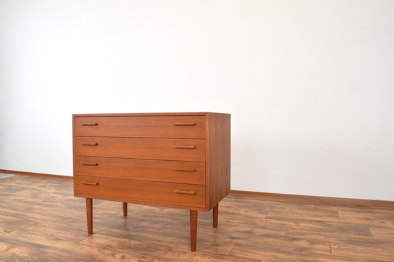 Image 1 of Mid-Century Danish Teak Chest Of Drawers By Kai Kristiansen For Fm Møbler, 1960S.