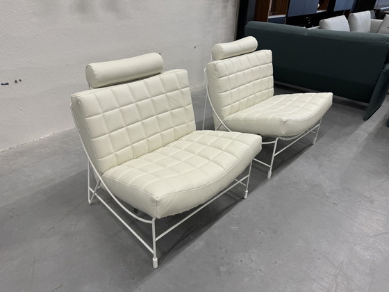 Image 1 of 2 Sillón Leolux Volare Sabaku Wapiti Cuero 