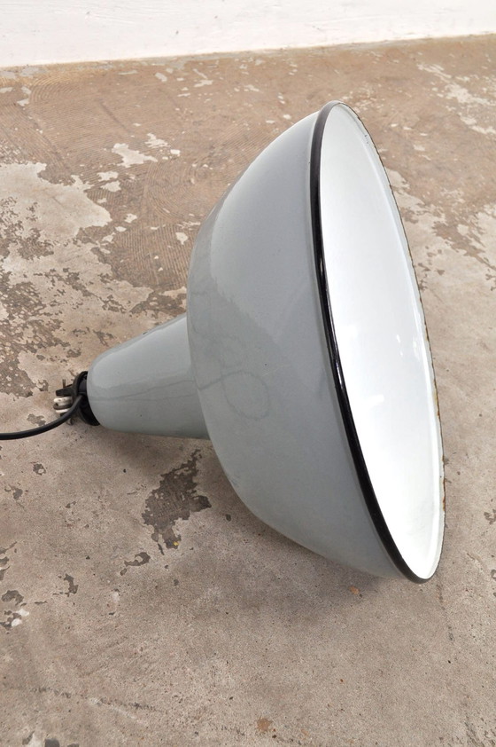 Image 1 of Vintage Enamel Lamp