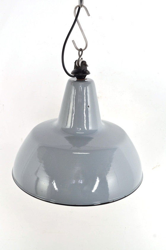 Image 1 of Vintage Enamel Lamp