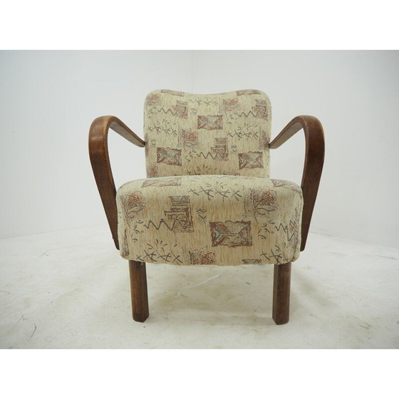 Image 1 of Art Deco vintage armchair, Czechoslovakia 1940s