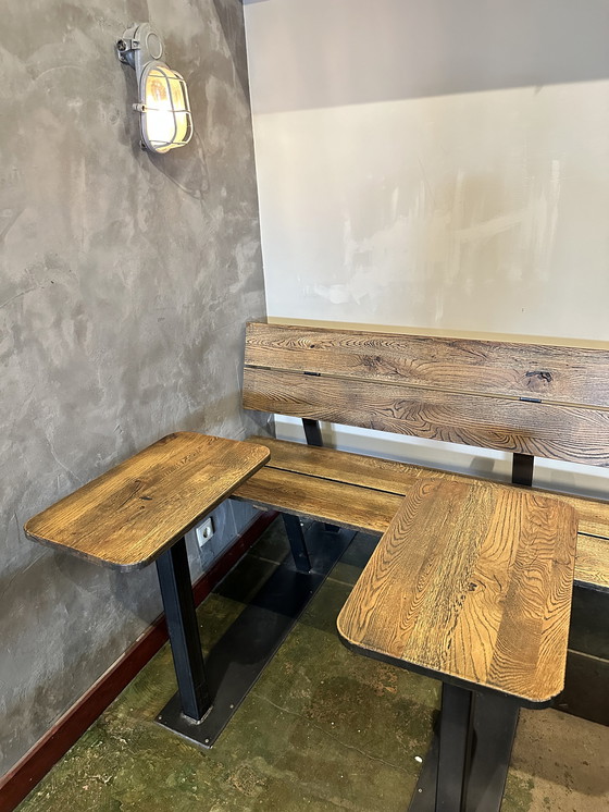 Image 1 of Industrial bench with tables