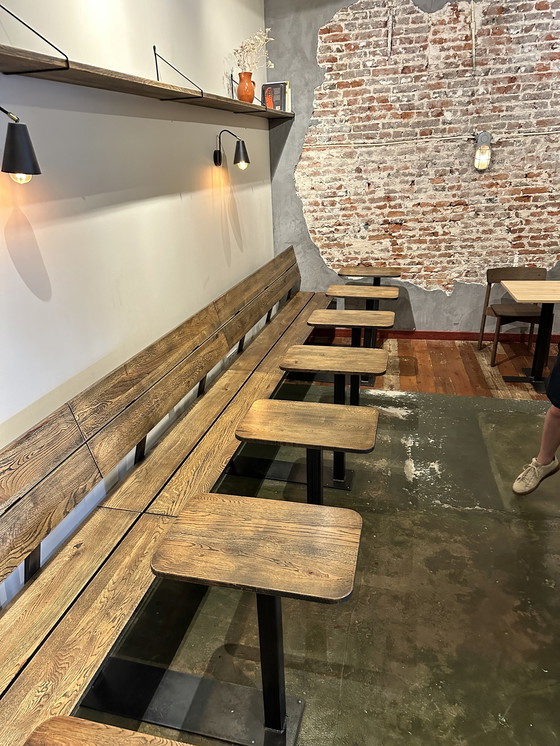 Image 1 of Industrial bench with tables