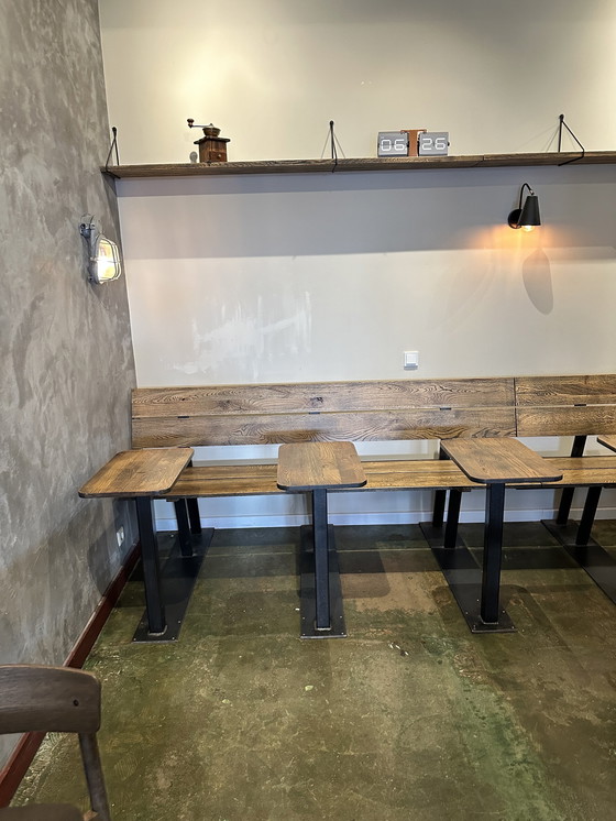 Image 1 of Industrial bench with tables