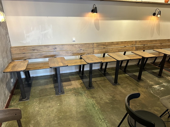 Image 1 of Industrial bench with tables