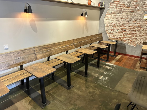 Image 1 of Industrial bench with tables