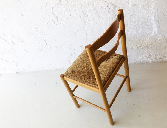 Image 1 of Danish Rope Seat Chair, 1950S