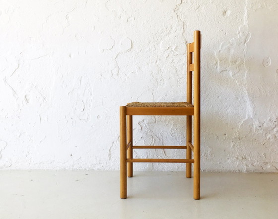 Image 1 of Danish Rope Seat Chair, 1950S