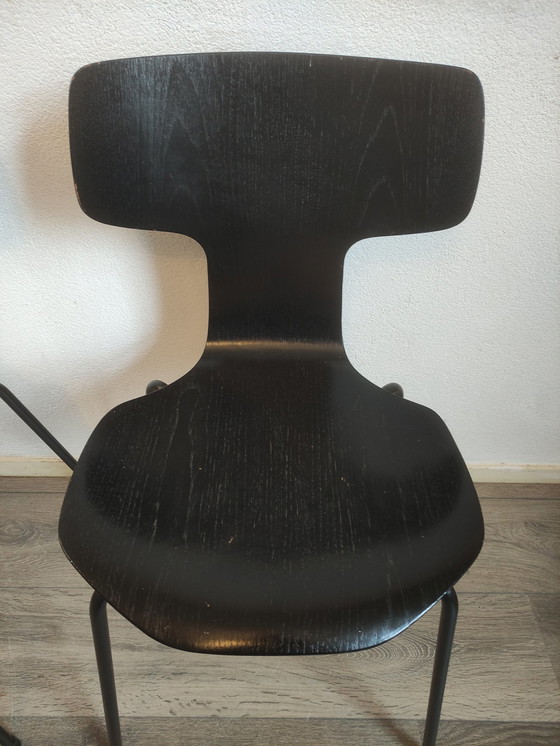 Image 1 of 2x Arne Jacobsen Fritz Hansen 3103 hammer chair 1965