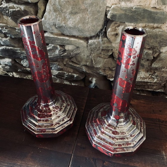 Image 1 of Pair of vintage vases by Fives Lille