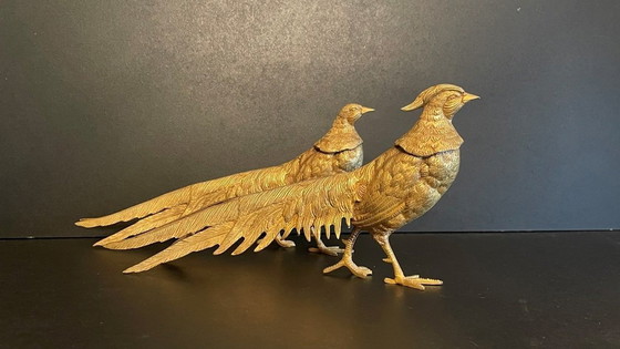 Image 1 of Pair Of Pheasant House Forrest 80S * Vintage *