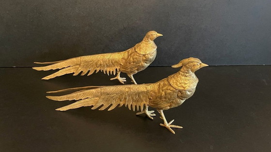 Image 1 of Pair Of Pheasant House Forrest 80S * Vintage *