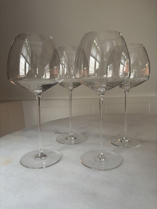 4X Rosenthal Studio-Line Red Wine Glasses