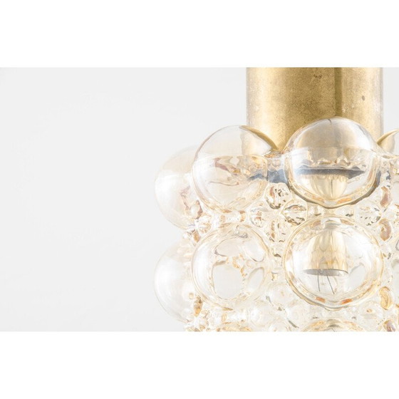 Image 1 of Pair of vintage Bubble Glass Ceiling Lamps by Helena Tynell & Heinrich Gantenbrink for Limburg 1960s