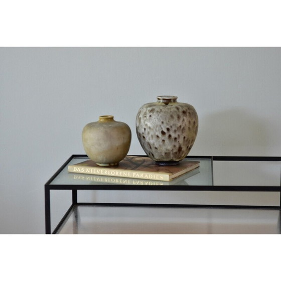 Image 1 of Vintage black metal bar carts by Herbert Hirche for Christian Holzäpfel KG, Germany 1960