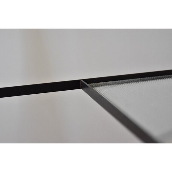 Image 1 of Vintage black metal bar carts by Herbert Hirche for Christian Holzäpfel KG, Germany 1960