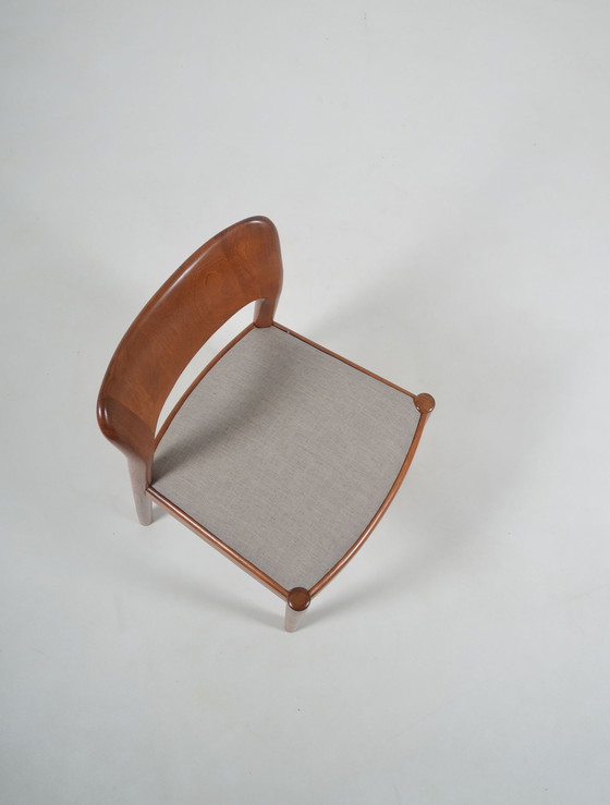 Image 1 of Ensemble de 4 chaises danoises conçues par Niels Koefoed, années 1960