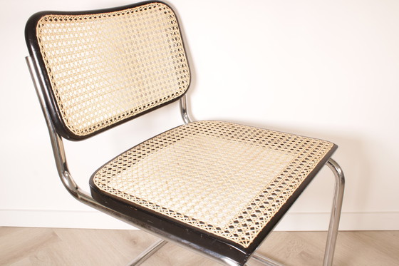 Image 1 of 4x Gavina Cesca chairs by Marcel Breuer