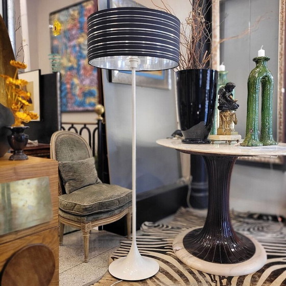 Image 1 of Vintage lacquered steel floor lamp by Eero Eero Saarinen, France 1970
