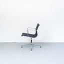 14x Vitra Eames Ea 108 Black Hopsak Chrome rotatable