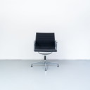 14x Vitra Eames Ea 108 Black Hopsak Chrome rotatable