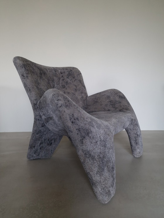 Image 1 of Leolux Echnaton Armchair Dark Gray