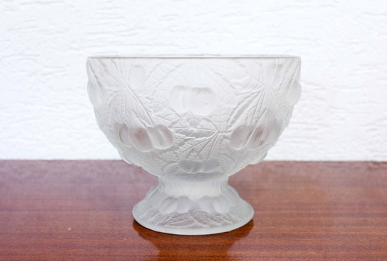 Image 1 of Beautiful cup in molded pressed glass from Imwald 50s / 60s