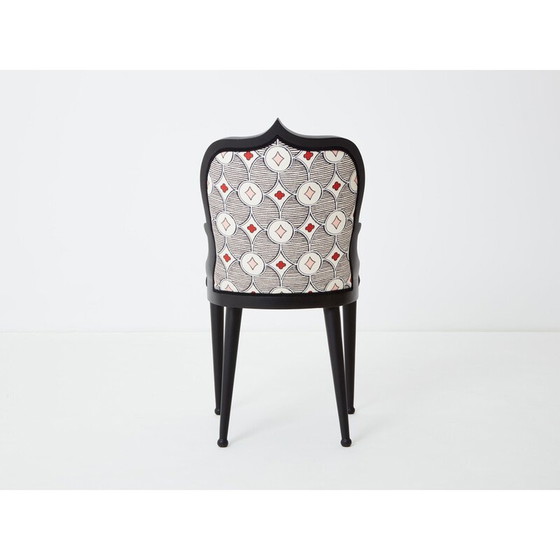 Image 1 of Vintage Palace side chair in solid oak by Garouste and Mattia Bonetti, Marseille 1990