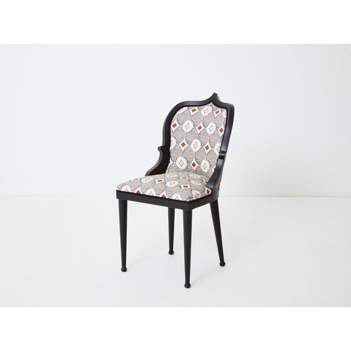 Vintage Palace side chair in solid oak by Garouste and Mattia Bonetti, Marseille 1990