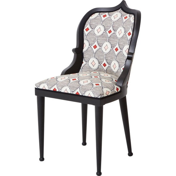 Image 1 of Vintage Palace side chair in solid oak by Garouste and Mattia Bonetti, Marseille 1990