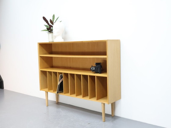 Image 1 of Vintage LP Cabinet Sideboard Bookcase Oak