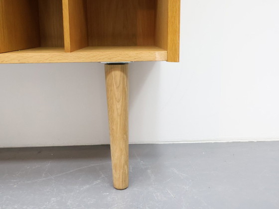 Image 1 of Vintage LP Cabinet Sideboard Bookcase Oak