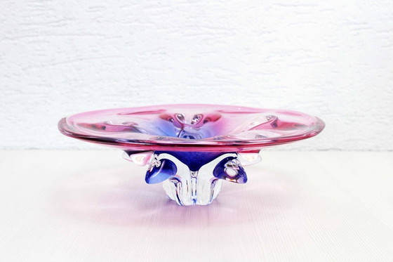 Image 1 of Pretty 60s Murano glass dish