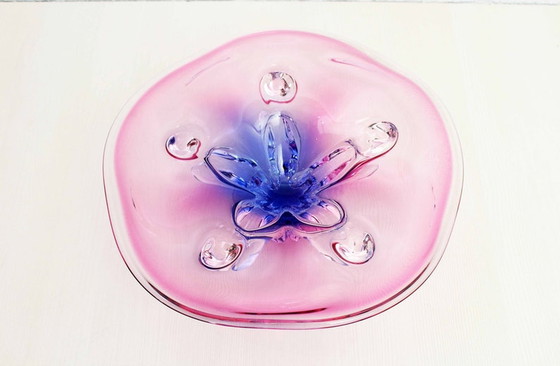 Image 1 of Pretty 60s Murano glass dish