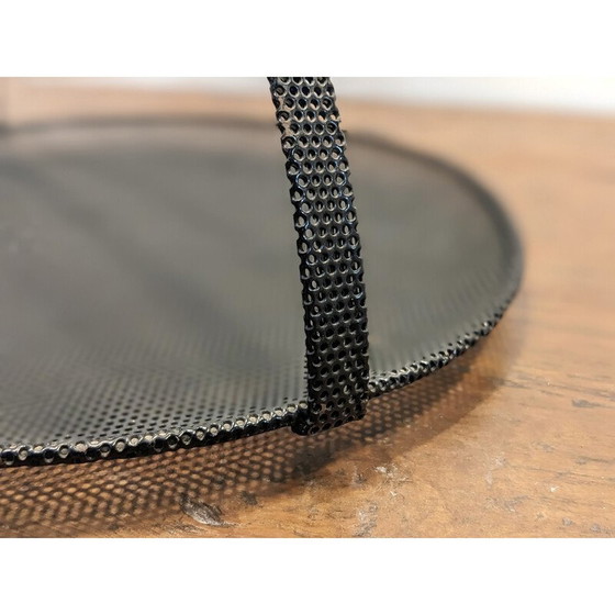 Image 1 of Vintage black metal basket by Mathieu Mategot, 1950-1960