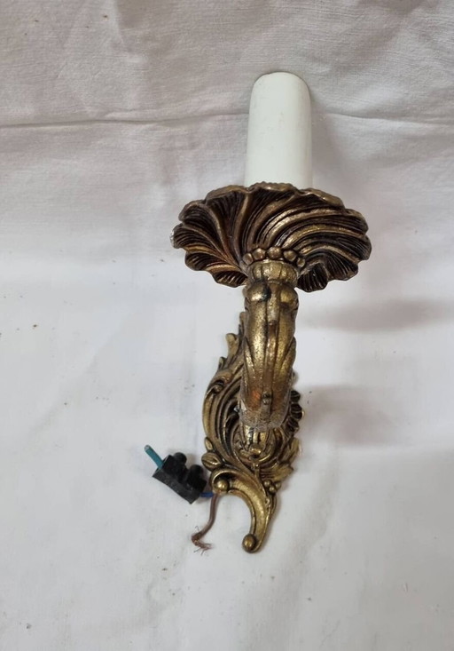 Bronze Baroque Wall Light