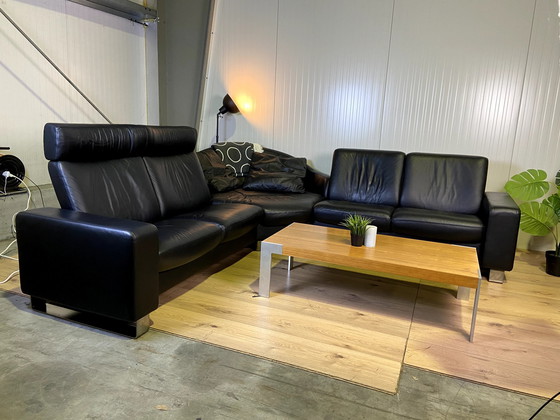 Image 1 of Stressless leather sofa Arion leather couch