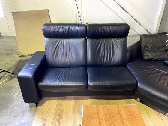 Image 1 of Stressless leather sofa Arion leather couch