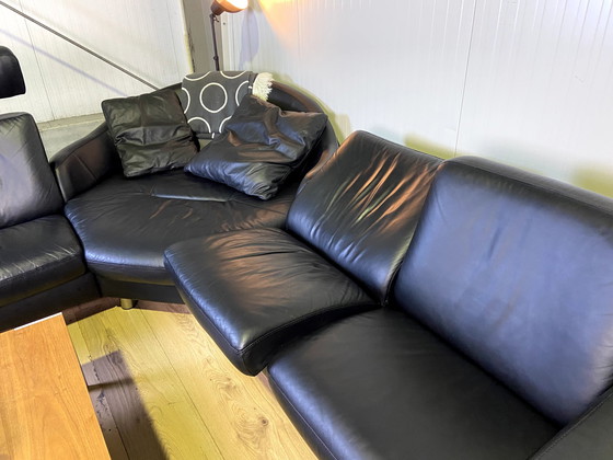 Image 1 of Stressless leather sofa Arion leather couch