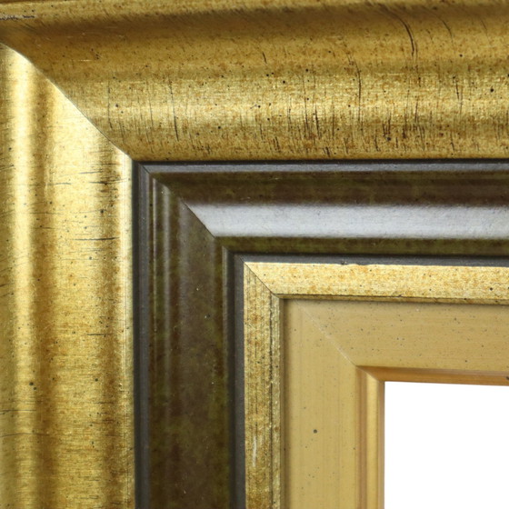 Image 1 of Sleek Gold Wooden Frame Classic