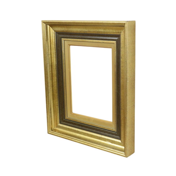 Image 1 of Sleek Gold Wooden Frame Classic