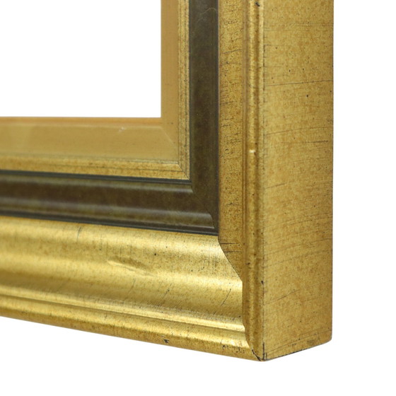 Image 1 of Sleek Gold Wooden Frame Classic