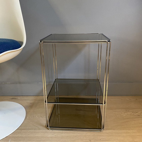 Image 1 of Pair of vintage Isocele side tables by Max Sauze, France 1970s