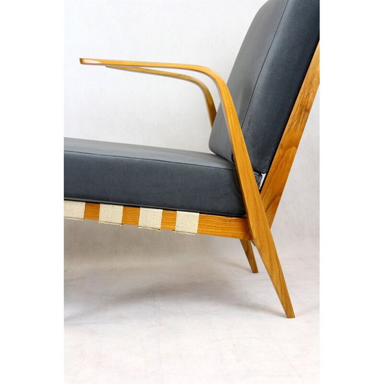 Image 1 of Coppia di poltrone vintage in legno curvato di Drevozpracujici Druzstvo, Cecoslovacchia 1962