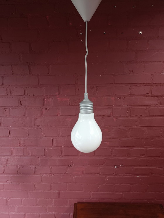 Image 1 of Massive Light Bulb hanging lamp – 1980s