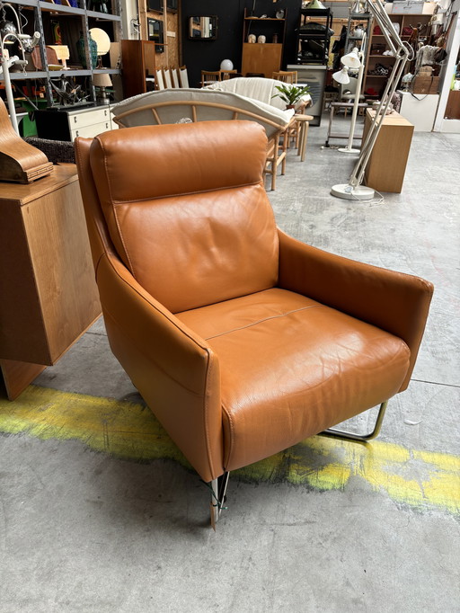 Leather armchair