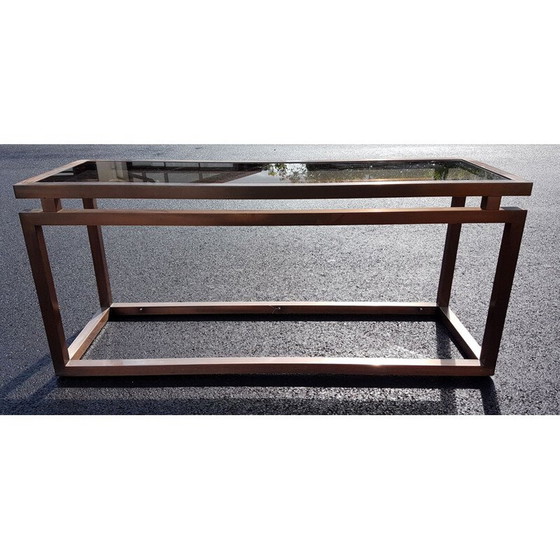 Image 1 of Vintage copper metal console 1970