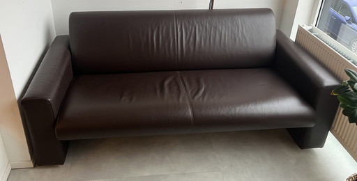 2x Artifort Leather Sofas