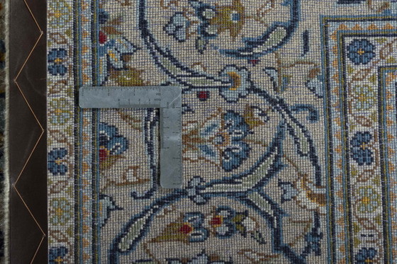 Image 1 of Alfombra oriental de corcho Keshan anudada a mano – 300 x 200 cm